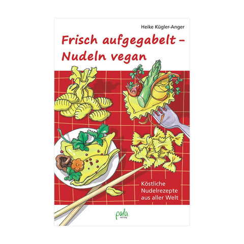 Frisch aufgegabelt Nudeln vegan