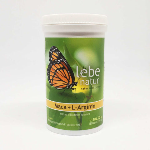 Maca und l Arginin Kapseln