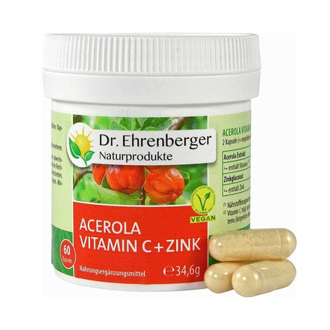 Acerola Vitamin C + Zink Kapseln