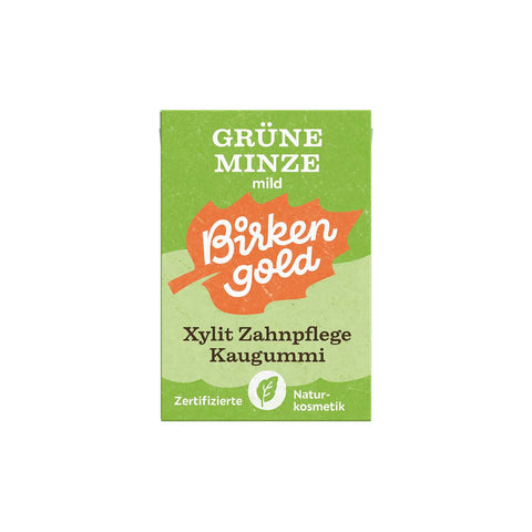 Natur Kaugummi mit Xylit vegan in 6 Sorten