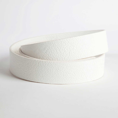 Guertel Kunstleder DM 3cm weiss