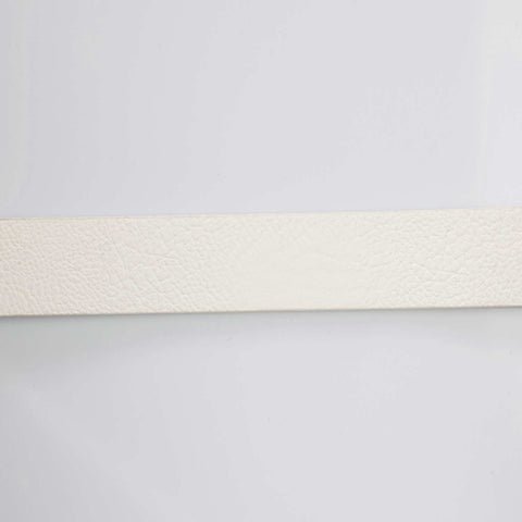 Guertel Kunstleder Weiss lang