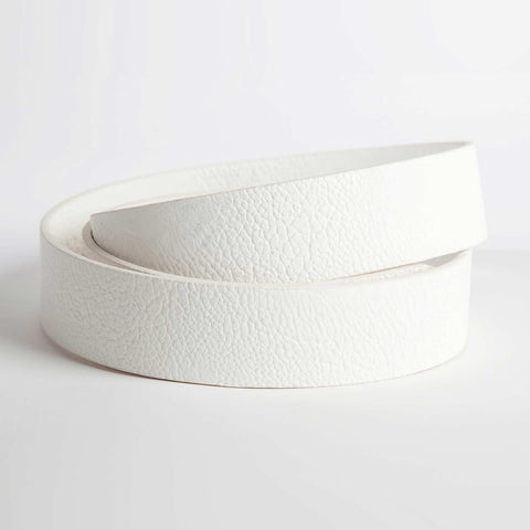 Guertel Kunstleder DM 4cm Weiss