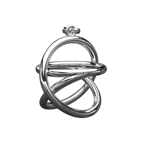 Anhaenger Akaija Bold silber