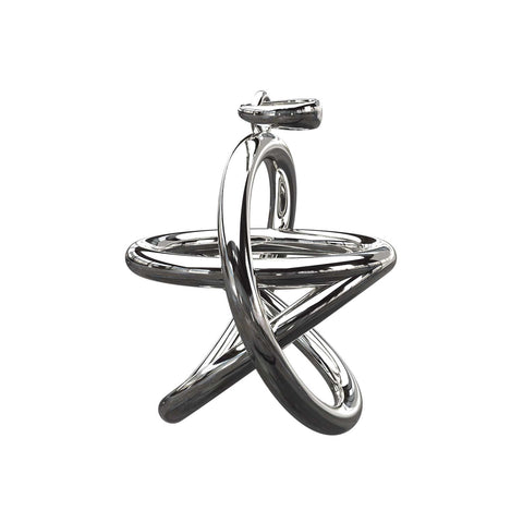 Anhaenger Akaija Bold silber