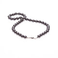 Schungit Halskette 42cm 9mm