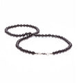 Schungit Halskette 45cm 6mm