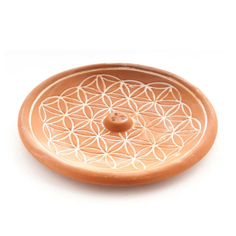 Raeucherstaebchenhalter Blume des Lebens Natur