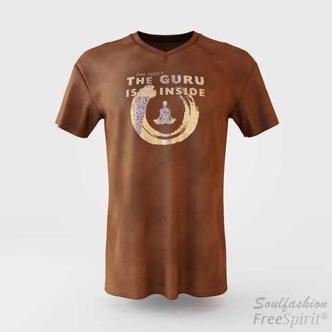 The guru is inside - Soulfashion - Free Spirit - Shirt - Herren - Terra