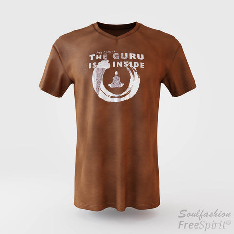 The guru is inside - Soulfashion - Free Spirit - Shirt - Herren - Silber - Terra