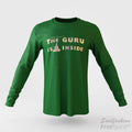 The guru is inside - Soulfashion - Free Spirit - Longsleeve-Shirt - Herren - Gold - Kelly Green