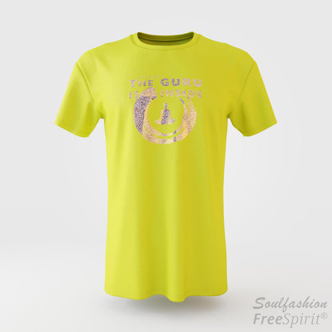 The guru is inside - Soulfashion - Free Spirit - Shirt - Herren - Gold - Yellow