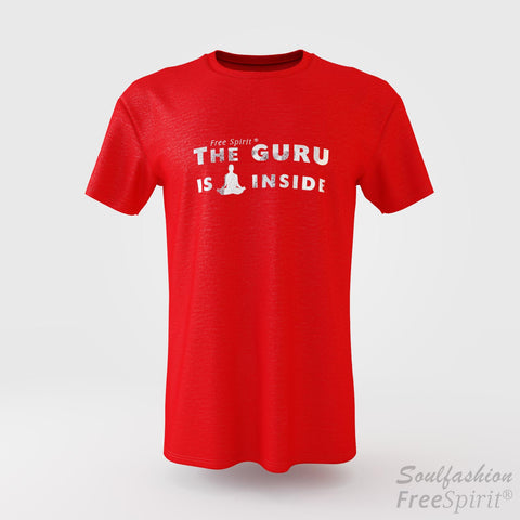 The guru is inside - Soulfashion - Free Spirit - Shirt - Herren - Silber - Tomato