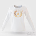 The guru is inside - Soulfashion - Free Spirit - Longsleeve-Shirt - Damen - Gold - White
