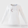 The guru is inside - Soulfashion - Free Spirit - Longsleeve-Shirt - Damen - Silber - White