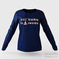 The guru is inside - Soulfashion - Free Spirit - Longsleeve-Shirt - Damen - Gold - Navy