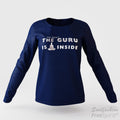 The guru is inside - Soulfashion - Free Spirit - Longsleeve-Shirt - Damen - Silber - Navy