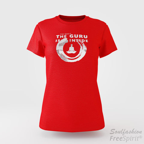 The guru is inside - Soulfashion - Free Spirit - Shirt - Damen - Silber - Tomato