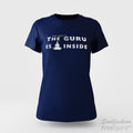 The guru is inside - Soulfashion - Free Spirit - Shirt - Damen - Silber - Navy
