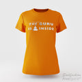 The guru is inside - Soulfashion - Free Spirit - Shirt - Damen - Silber - Orange