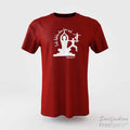 Herren T-Shirt Ich fühle also bin ich - FreeSpirit Shop - dark red