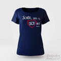 Damen T-Shirt Schön dass es Dich gibt - Navy