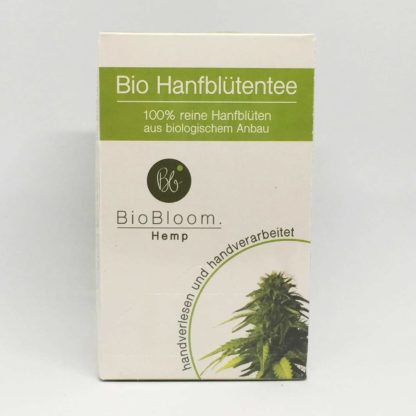 Hanfbluetentee Bio Filterbeutel