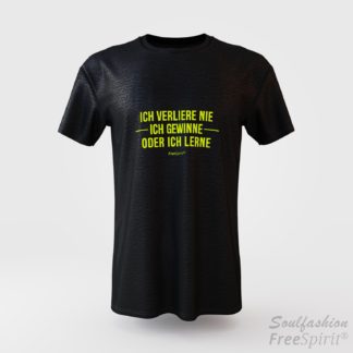 Herren T-Shirt - Ich verliere nie - FreeSpirit Shop - black
