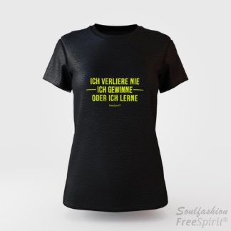 Damen T-Shirt - Ich verliere nie - FreeSpirit Shop - black